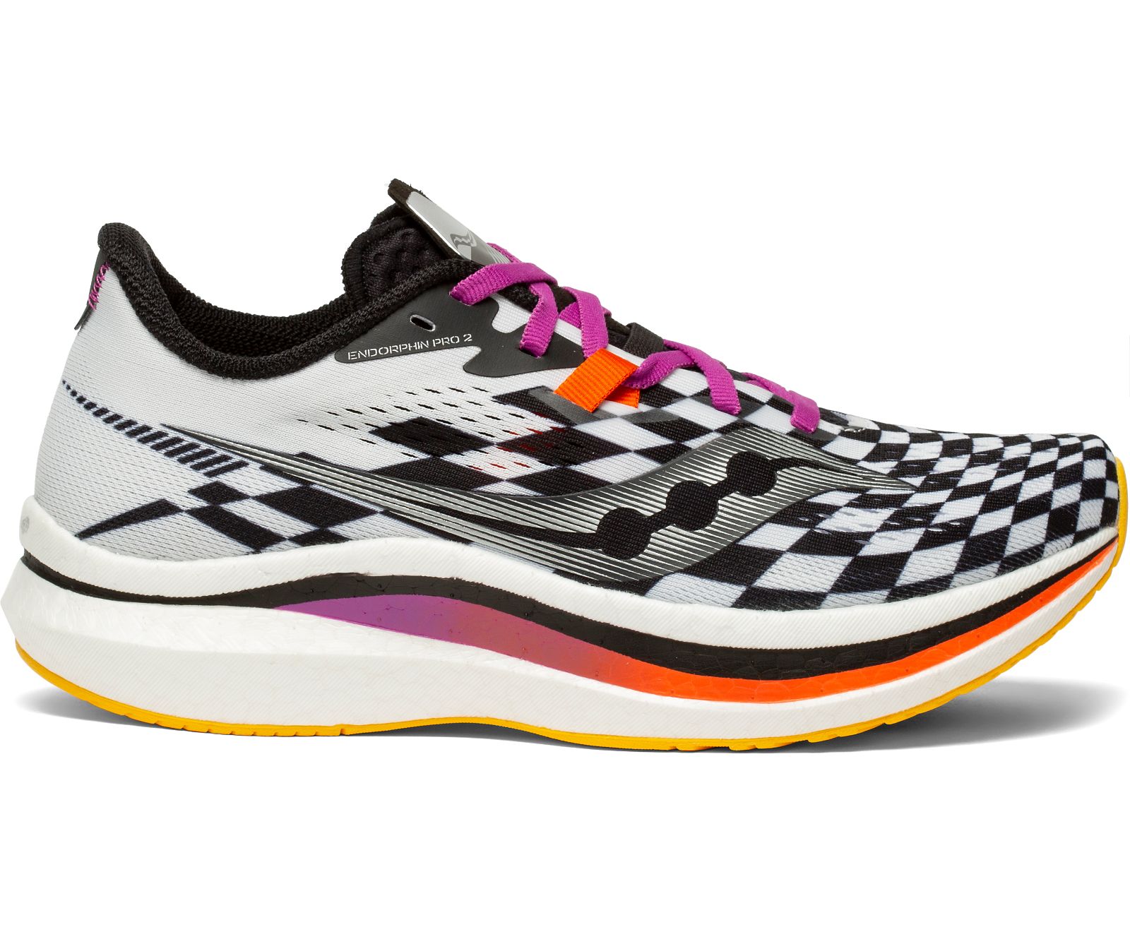 Tenis Para Correr Saucony Endorphin Pro 2 Mujer Grises Claro Negros | México 109TCEV